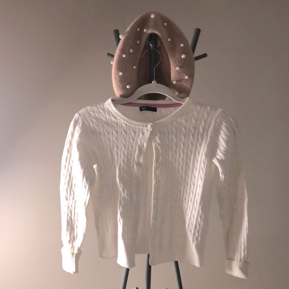 GAP Kid’s White Cardigan